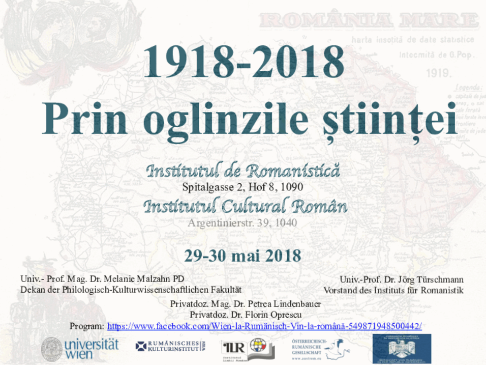 Feierlichkeiten Rumäniens 1918-2018 Feierlichkeiten Rumäniens 1918-2018