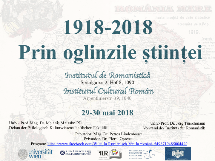 Feierlichkeiten Rumäniens 1918-2018