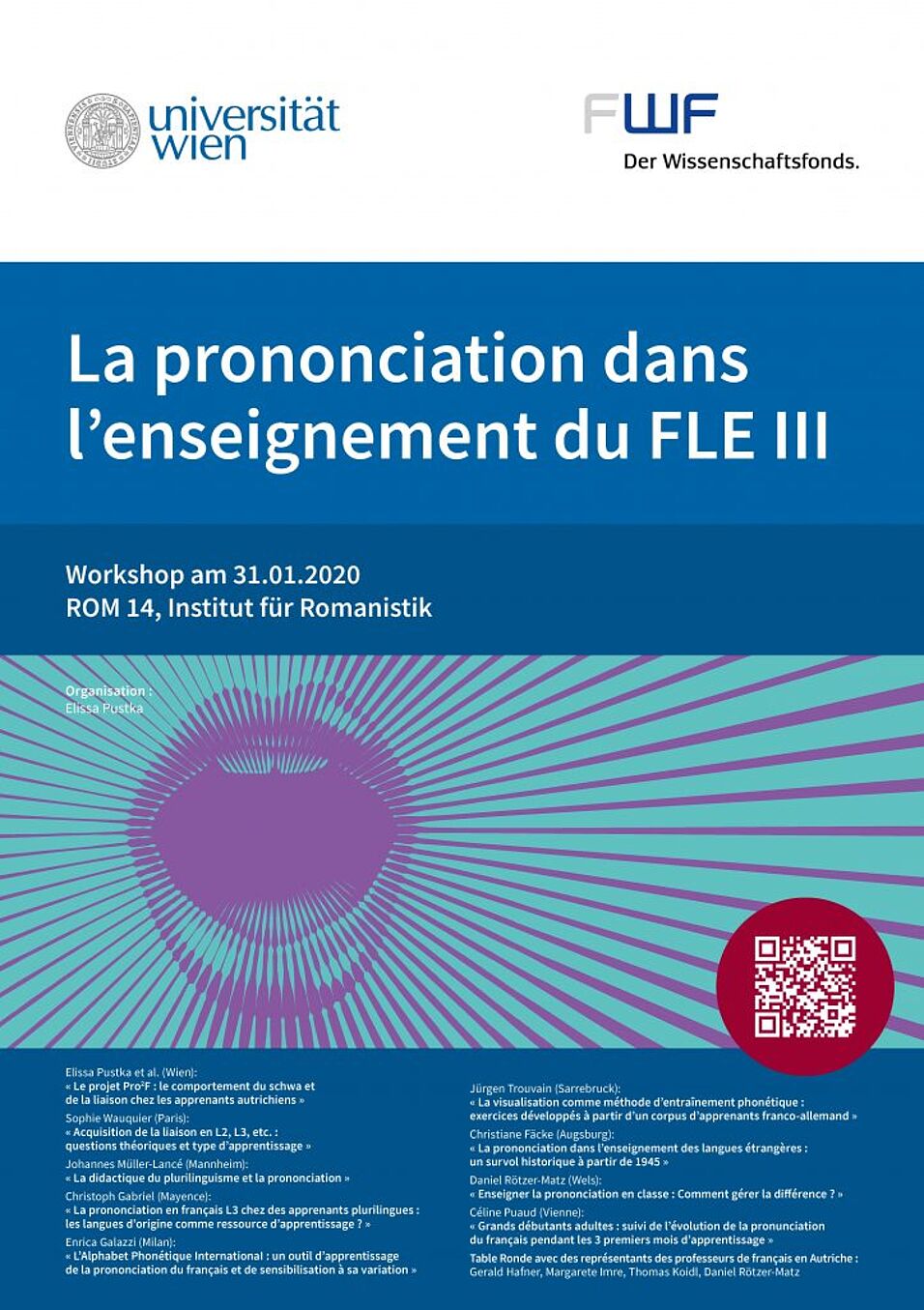 Workshop  "La prononciation - 01/2020